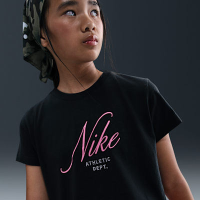 ナイキ Nike Kids Sportswear T-shirt - Take フライト Photo (Big Kid) レディース シャツ トップス Nike Sportswear Big Kids' (Girls') Cropped T-Shirt. Nike.com